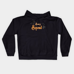 scary squad halloween Kids Hoodie